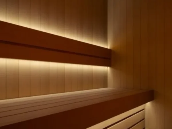 Indirektlicht Sauna