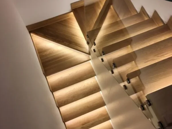 Integriertes Licht Trittstufen
